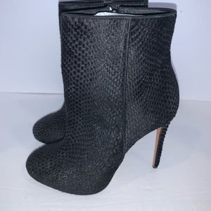 Schutz pony hair ankle boots